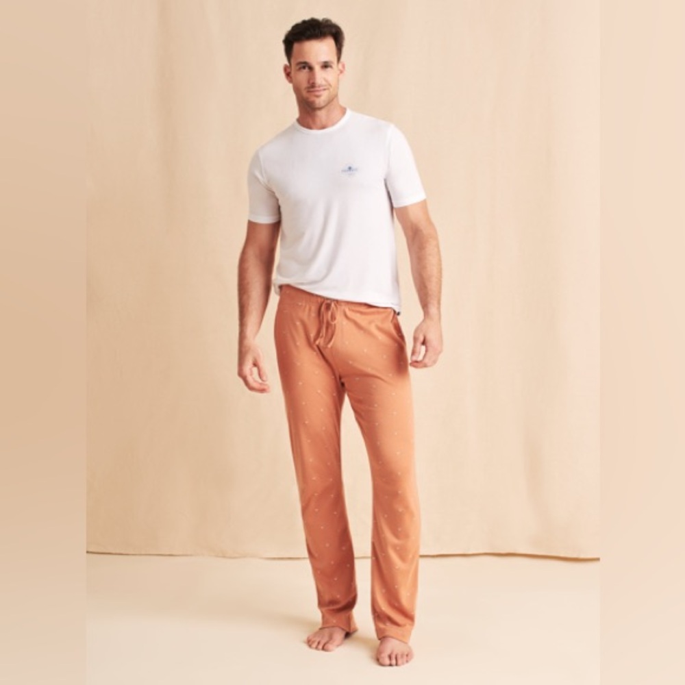 Faherty Roller Rabbit‎ Lounge Pants Drawstring Waist Casual Comfy Pajama Bottoms